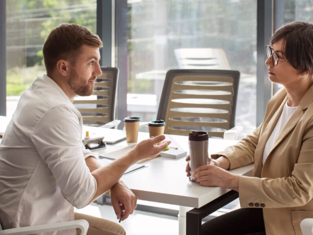 A conversation with a customer about processes and digitisation